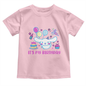 Its My Birthday Toddler T Shirt Girl Party Funny Bday Family Party TS10 Light Pink Print Your Wear