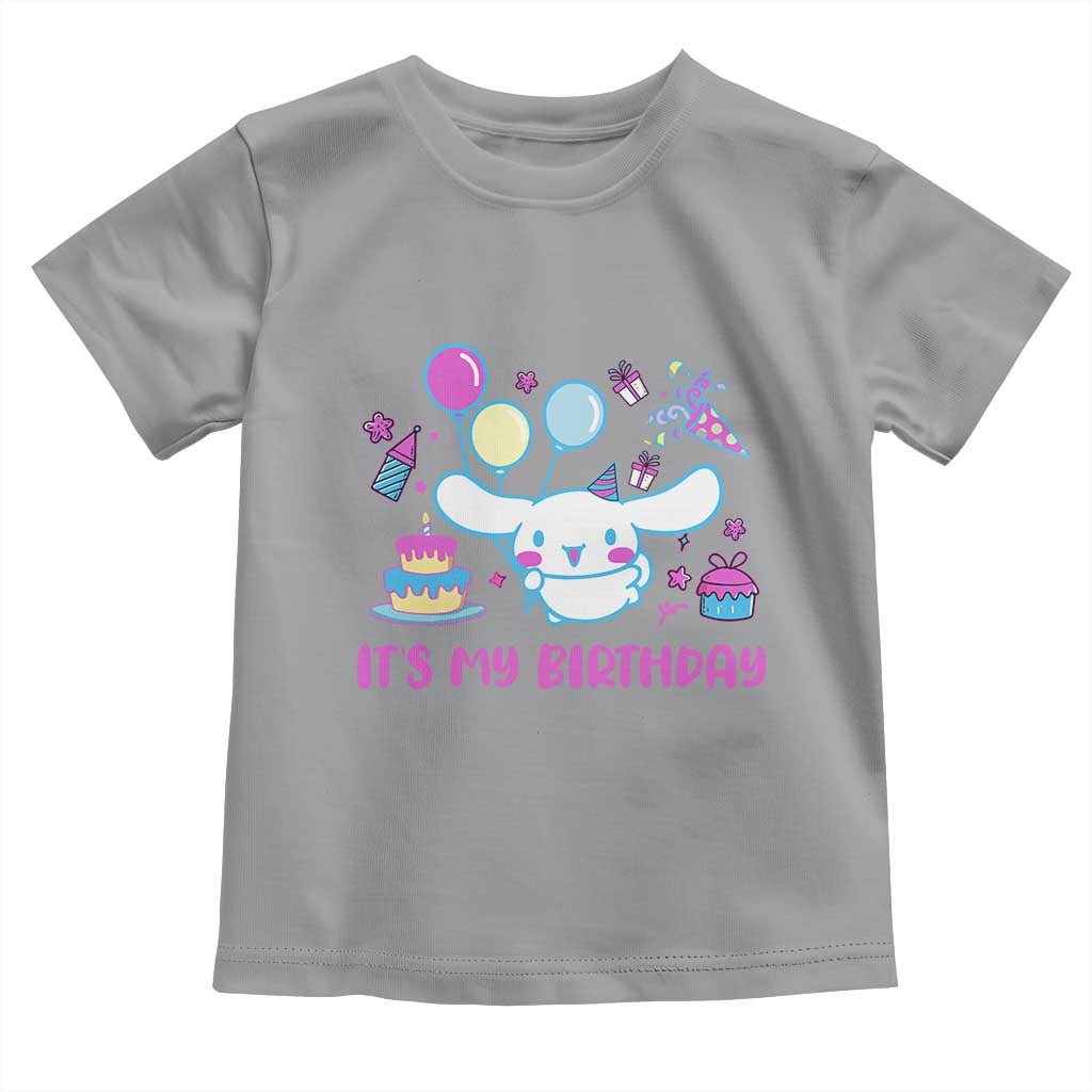 Its My Birthday Toddler T Shirt Girl Party Funny Bday Family Party TS10 Sport Gray Print Your Wear