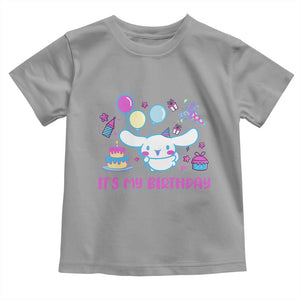 Its My Birthday Toddler T Shirt Girl Party Funny Bday Family Party TS10 Sport Gray Print Your Wear