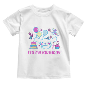 Its My Birthday Toddler T Shirt Girl Party Funny Bday Family Party TS10 White Print Your Wear