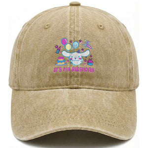 Its My Birthday Washed Cotton Baseball Cap Girl Party Funny Bday Family Party