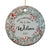 Personalised First Xmas as Mr & Mrs Christmas Ornament Custom Name Wedding Gifts for Newlywed Couple TS10 Print Your Wear