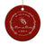 First Xmas as Mr & Mrs Christmas Ornament 2024 Keepsake Wedding Gifts for Couple TS10 Print Your Wear