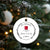 Personalised 40th Wedding Anniversary Christmas Ornament Custom Name Ruby 40 Years of Marriage TS10 Print Your Wear