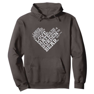 MLK Hoodie I Have Decided To Stick With Love Martin Luther King Black History Month TS10 Dark Chocolate Print Your Wear