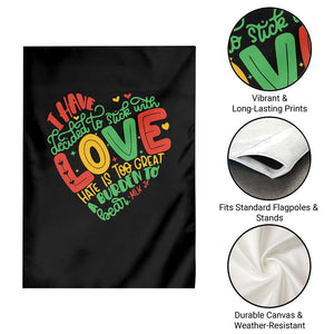 Martin Luther King Garden Flag I Have Decided to Stick With Love MLK Black History Month TS10 Print Your Wear