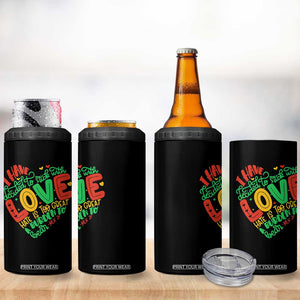 Martin Luther King 4 in 1 Can Cooler Tumbler I Have Decided to Stick With Love MLK Black History Month TS10 Print Your Wear