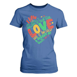 Martin Luther King T Shirt For Women I Have Decided to Stick With Love MLK Black History Month TS10 Royal Blue Print Your Wear