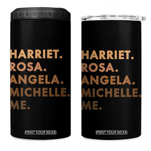 Harriet Rosa Angela Michelle Me 4 in 1 Can Cooler Tumbler Black History Month Feminist Women Leaders TS10 One Size: 16 oz Black Print Your Wear
