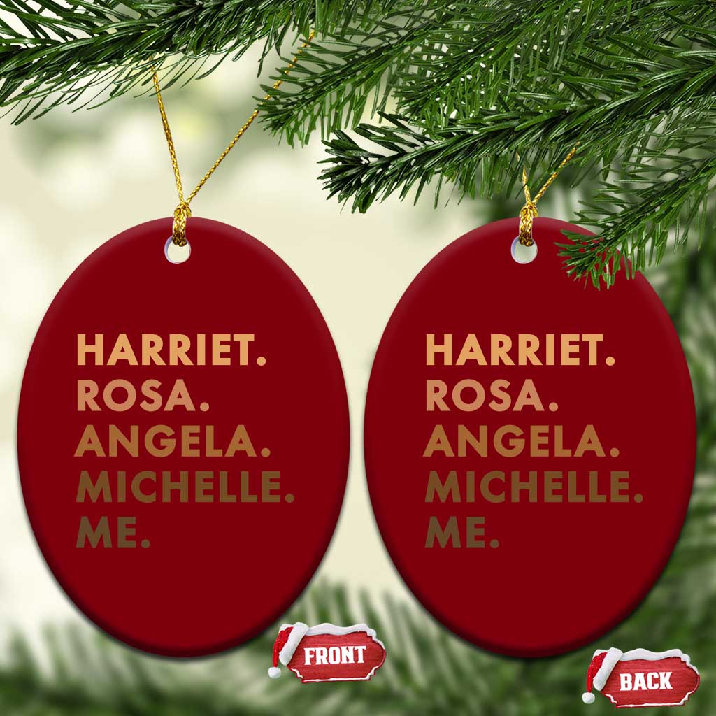 Harriet Rosa Angela Michelle Me Ceramic Ornament Black History Month Feminist Women Leaders TS10 Print Your Wear