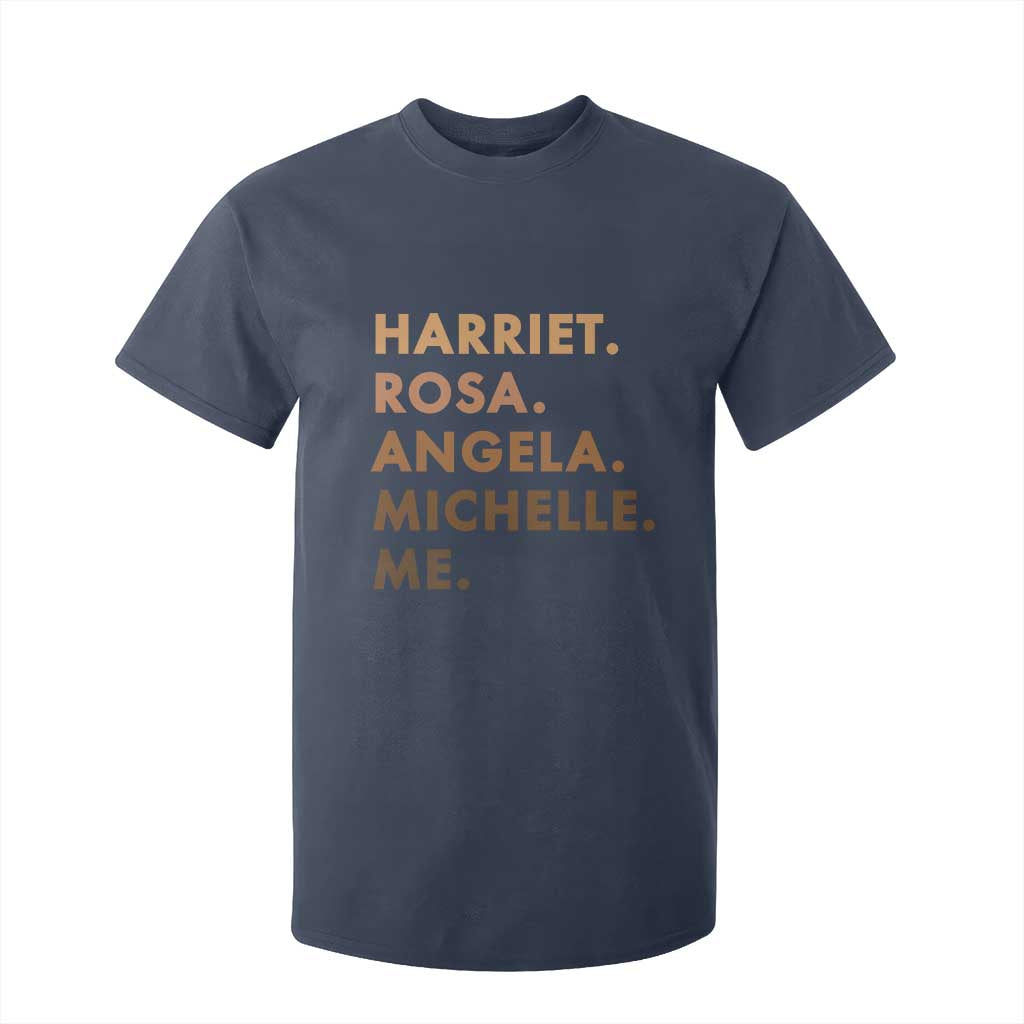 Harriet Rosa Angela Michelle Me T Shirt For Kid Black History Month Feminist Women Leaders TS10 Navy Print Your Wear