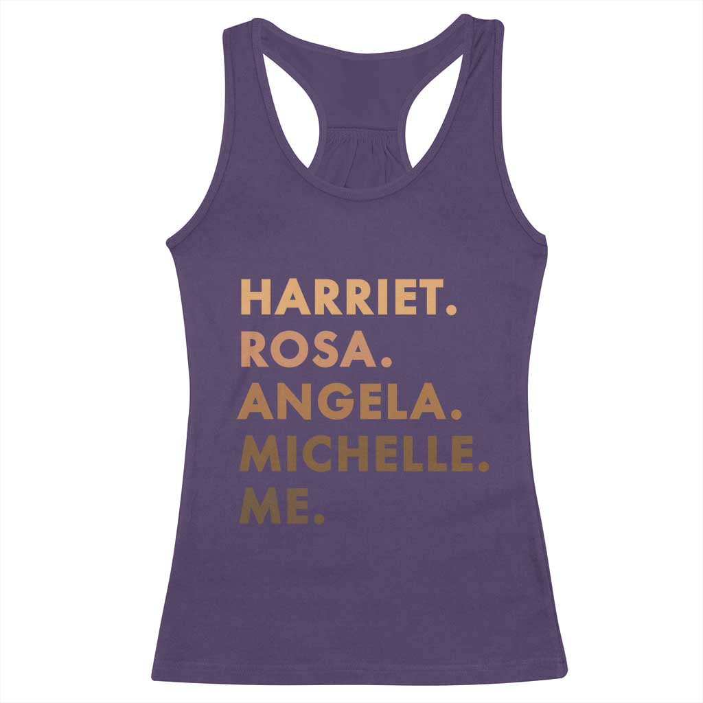 Harriet Rosa Angela Michelle Me Racerback Tank Top Black History Month Feminist Women Leaders TS10 Purple Print Your Wear