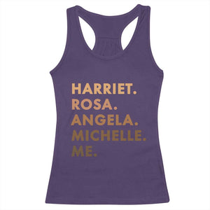 Harriet Rosa Angela Michelle Me Racerback Tank Top Black History Month Feminist Women Leaders TS10 Purple Print Your Wear