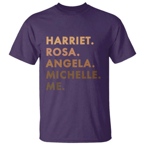 Harriet Rosa Angela Michelle Me T Shirt Black History Month Feminist Women Leaders TS10 Purple Print Your Wear