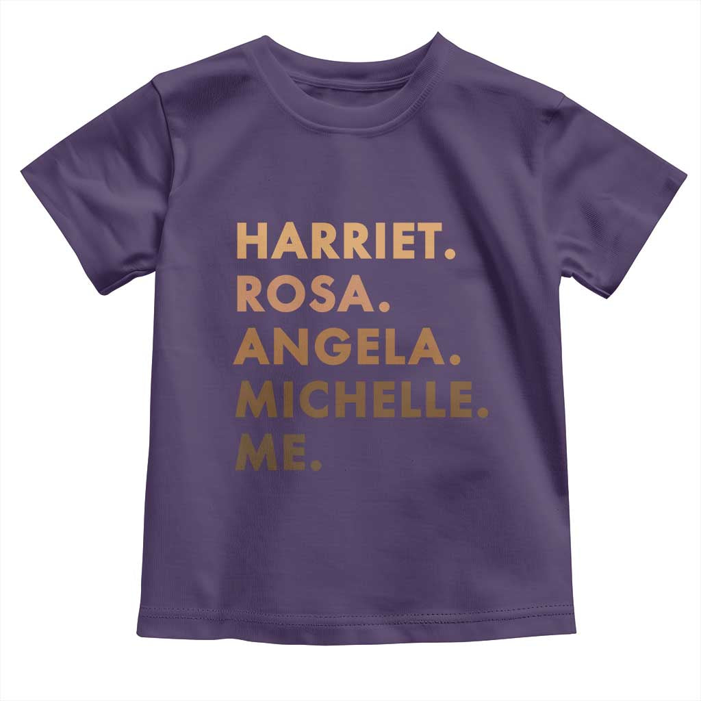 Harriet Rosa Angela Michelle Me Toddler T Shirt Black History Month Feminist Women Leaders TS10 Purple Print Your Wear