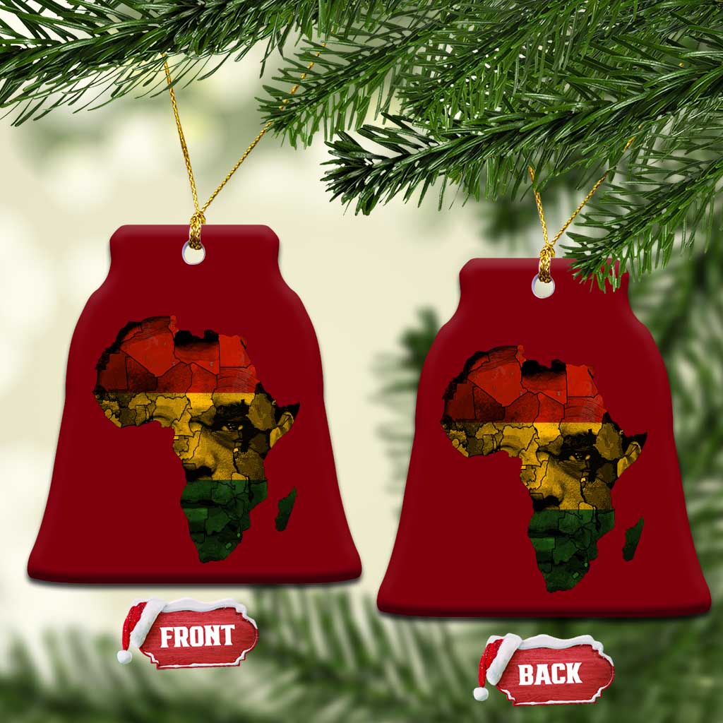 Black History Month Ceramic Ornament Pan African Africa Map Black Pride TS10 Print Your Wear