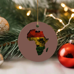 Black History Month Ceramic Ornament Pan African Africa Map Black Pride TS10 1pc Mocha Print Your Wear