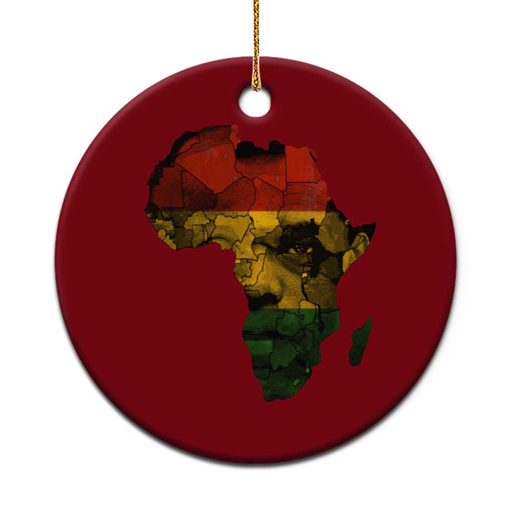 Black History Month Ceramic Ornament Pan African Africa Map Black Pride TS10 1pc Red Print Your Wear