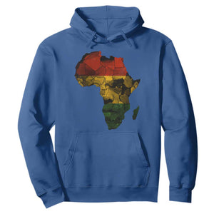 Black History Month Hoodie Pan African Africa Map Black Pride TS10 Royal Blue Print Your Wear