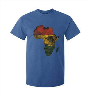 Black History Month T Shirt For Kid Pan African Africa Map Black Pride TS10 Royal Blue Print Your Wear