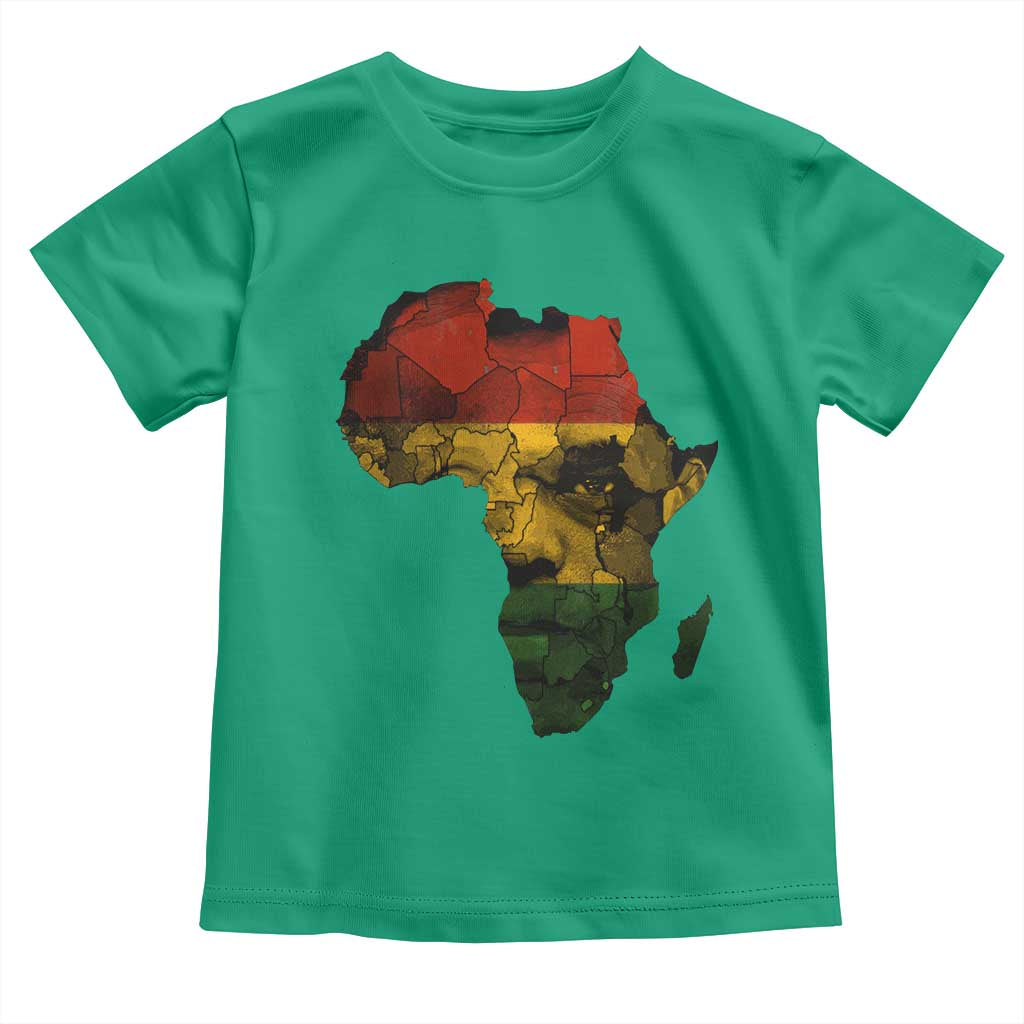 Black History Month Toddler T Shirt Pan African Africa Map Black Pride TS10 Irish Green Print Your Wear