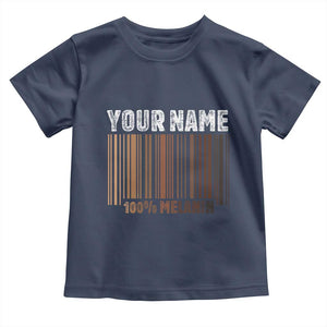 Personalized Gifts Black Pride Toddler T Shirt Custom Name Melanin BLM African History Gift TS10 Navy Print Your Wear