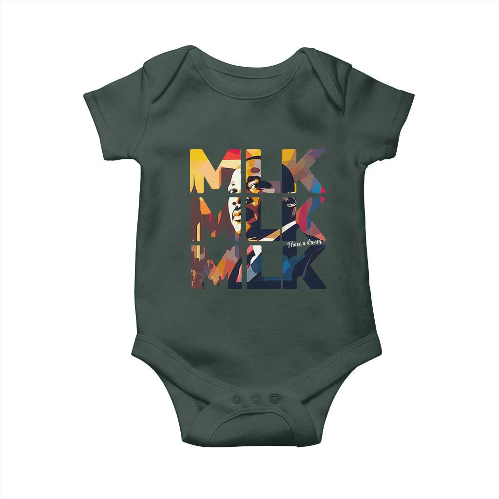Martin Luther King Jr. Baby Onesie Black History Month I Have A Dream TS10 Print Your Wear