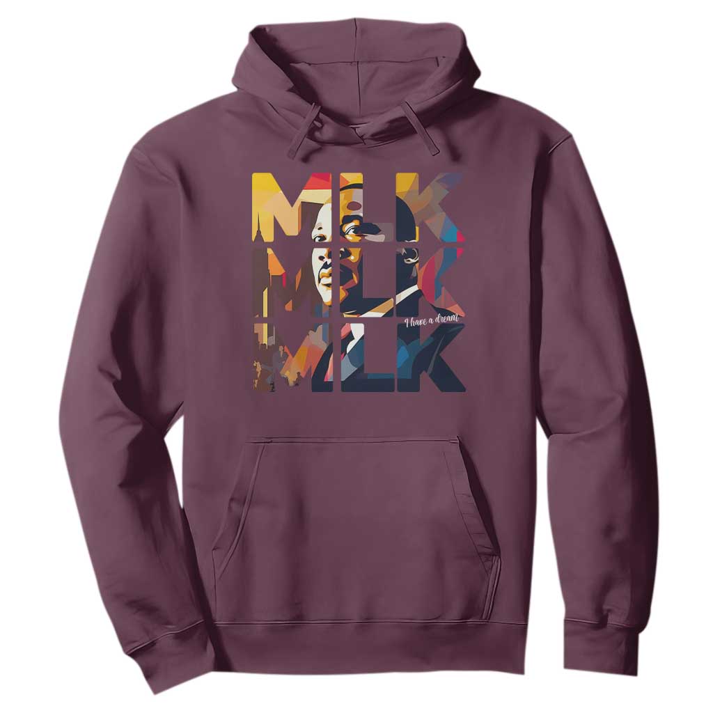 Martin Luther King Jr. Hoodie Black History Month I Have A Dream TS10 Maroon Print Your Wear