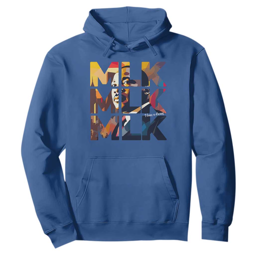 Martin Luther King Jr. Hoodie Black History Month I Have A Dream TS10 Royal Blue Print Your Wear