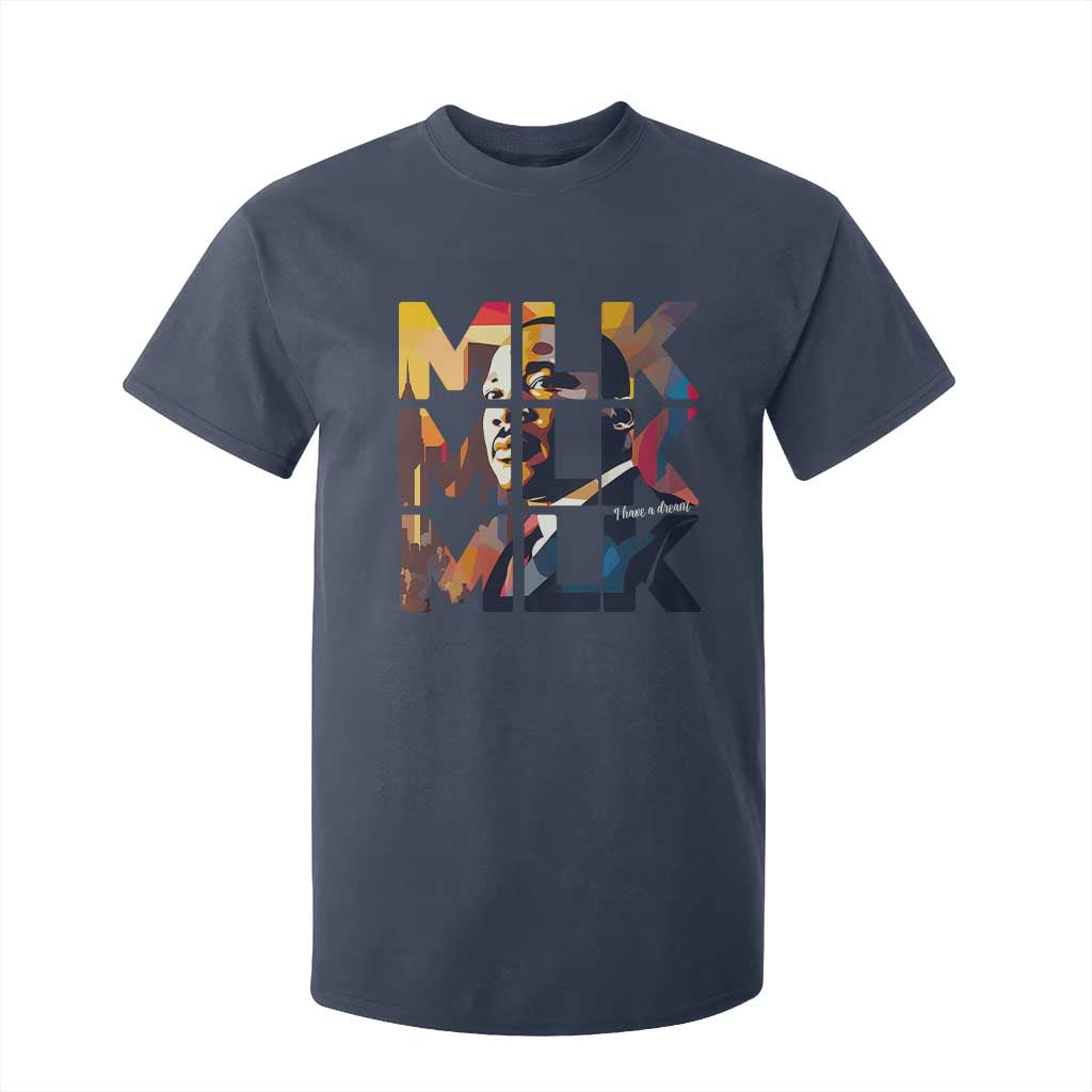 Martin Luther King Jr. T Shirt For Kid Black History Month I Have A Dream TS10 Navy Print Your Wear