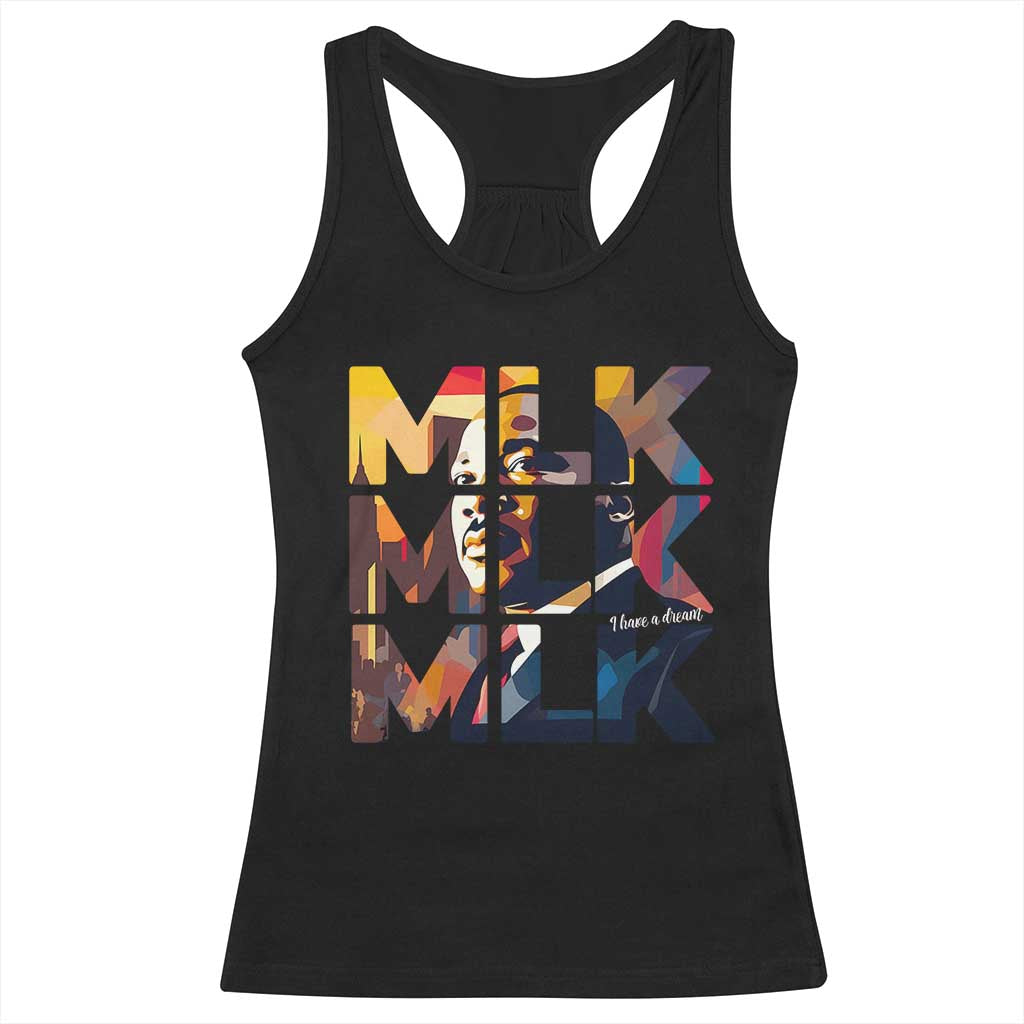 Martin Luther King Jr. Racerback Tank Top Black History Month I Have A Dream TS10 Black Print Your Wear