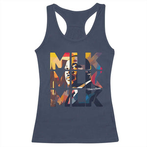 Martin Luther King Jr. Racerback Tank Top Black History Month I Have A Dream TS10 Navy Print Your Wear