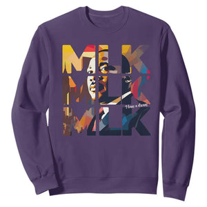 Martin Luther King Jr. Sweatshirt Black History Month I Have A Dream TS10 Purple Print Your Wear