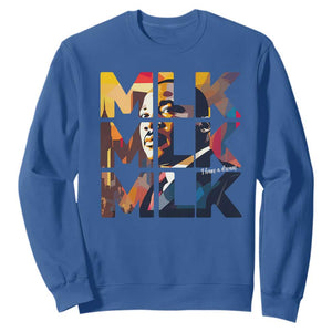Martin Luther King Jr. Sweatshirt Black History Month I Have A Dream TS10 Royal Blue Print Your Wear