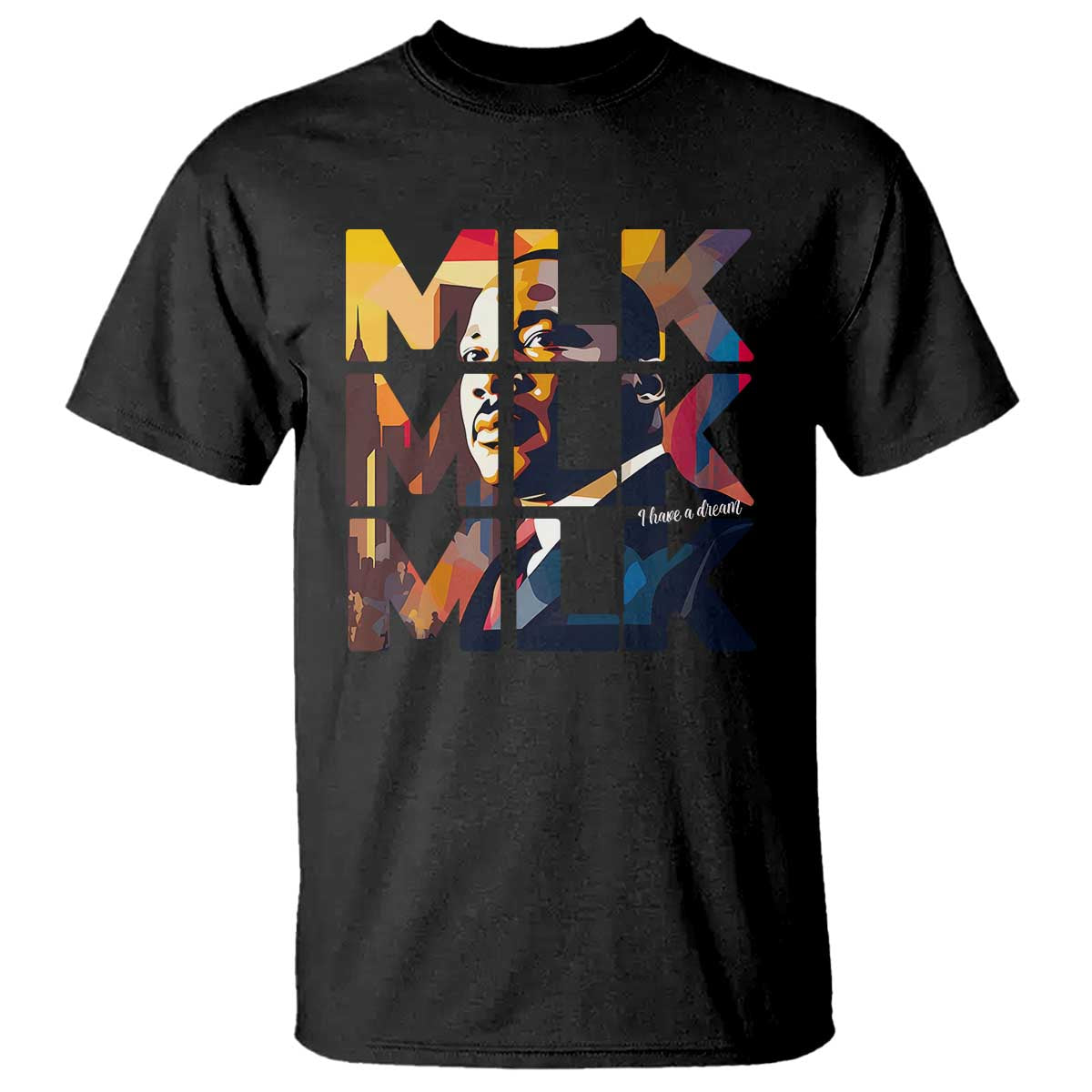 Martin Luther King Jr. T Shirt Black History Month I Have A Dream TS10 Black Print Your Wear