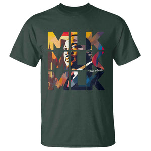 Martin Luther King Jr. T Shirt Black History Month I Have A Dream TS10 Dark Forest Green Print Your Wear