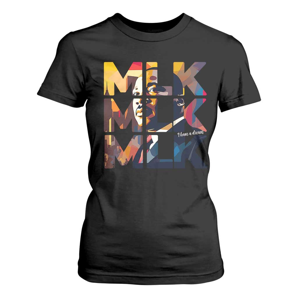 Martin Luther King Jr. T Shirt For Women Black History Month I Have A Dream TS10 Black Print Your Wear