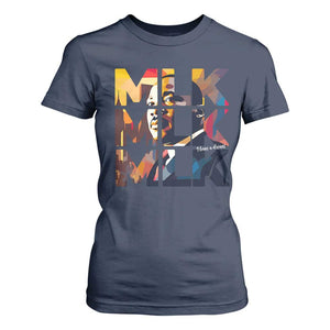 Martin Luther King Jr. T Shirt For Women Black History Month I Have A Dream TS10 Navy Print Your Wear
