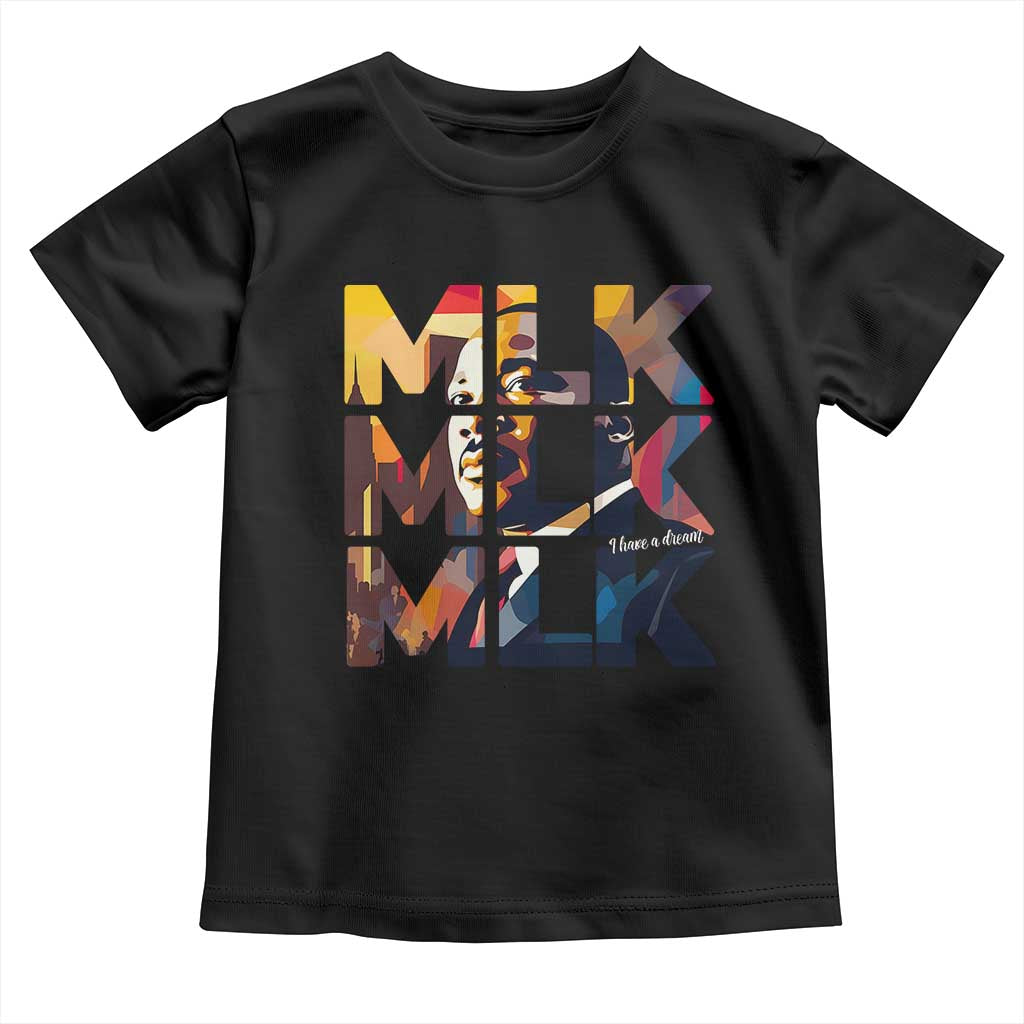 Martin Luther King Jr. Toddler T Shirt Black History Month I Have A Dream TS10 Black Print Your Wear