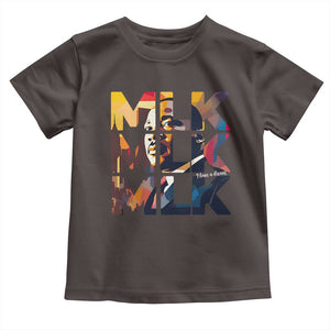 Martin Luther King Jr. Toddler T Shirt Black History Month I Have A Dream TS10 Dark Chocolate Print Your Wear