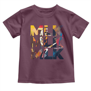 Martin Luther King Jr. Toddler T Shirt Black History Month I Have A Dream TS10 Maroon Print Your Wear