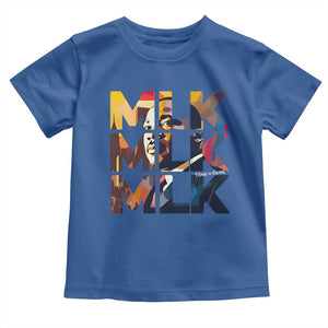 Martin Luther King Jr. Toddler T Shirt Black History Month I Have A Dream TS10 Royal Blue Print Your Wear