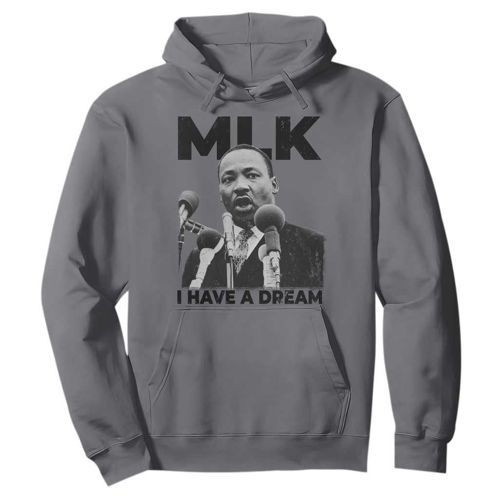 Martin Luther King Hoodie I Have A Dream MLK Black History Month TS10 Charcoal Print Your Wear
