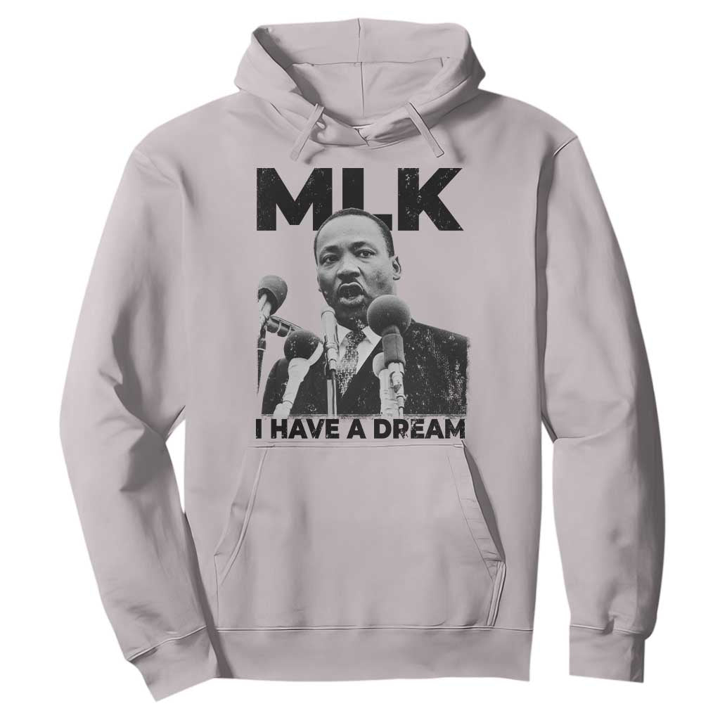Martin Luther King Hoodie I Have A Dream MLK Black History Month TS10 Ice Gray Print Your Wear