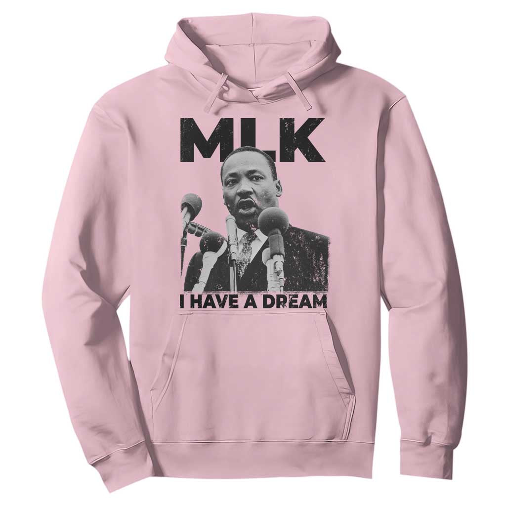 Martin Luther King Hoodie I Have A Dream MLK Black History Month TS10 Light Pink Print Your Wear