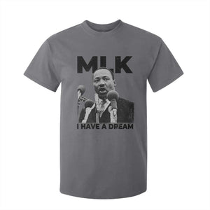 Martin Luther King T Shirt For Kid I Have A Dream MLK Black History Month TS10 Charcoal Print Your Wear