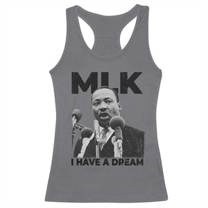 Martin Luther King Racerback Tank Top I Have A Dream MLK Black History Month TS10 Charcoal Print Your Wear