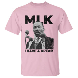 Martin Luther King T Shirt I Have A Dream MLK Black History Month TS10 Light Pink Print Your Wear