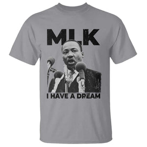 Martin Luther King T Shirt I Have A Dream MLK Black History Month TS10 Sport Gray Print Your Wear