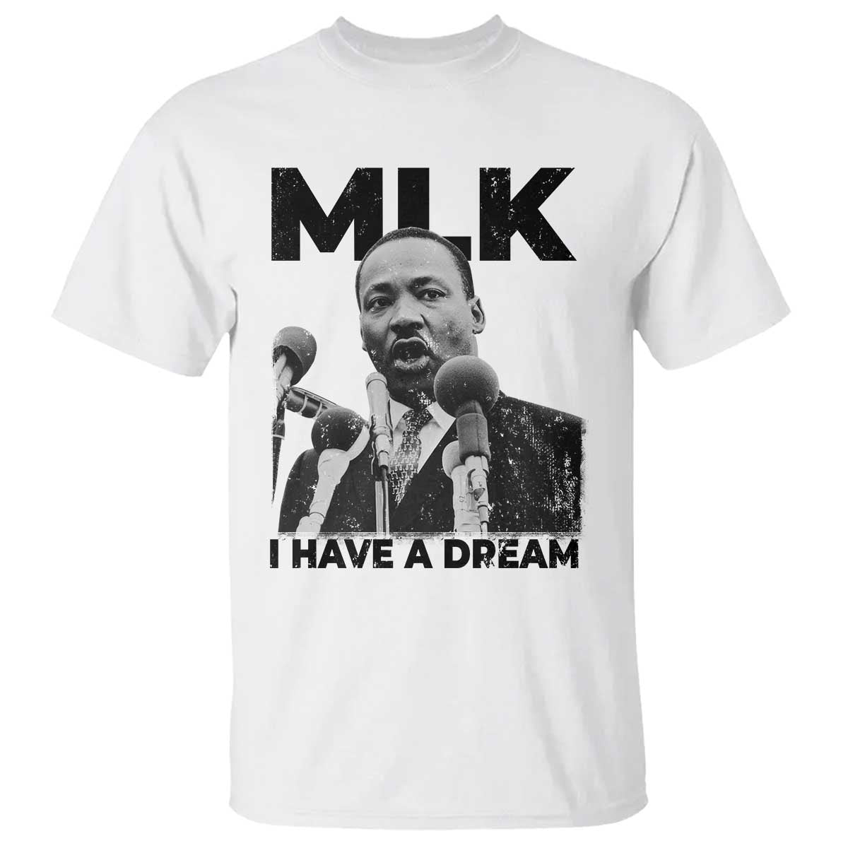 Martin Luther King T Shirt I Have A Dream MLK Black History Month TS10 White Print Your Wear